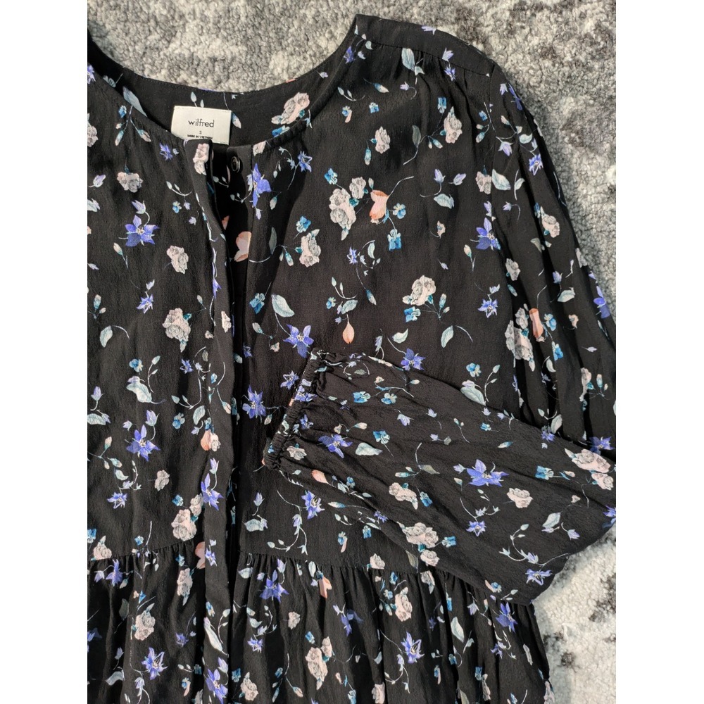Aritzia Wilfred Barossa Floral Pleated Dress Smallβ
